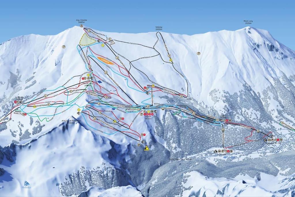 Studio Agreable Les Contamines-Montjoie Exterior foto