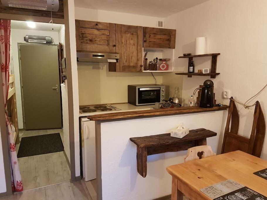 Studio Agreable Les Contamines-Montjoie Exterior foto